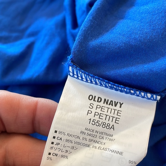 Old Navy Size Small/ Petite Women's Vibrant Blue Maxi Dress - Picture 9 of 9